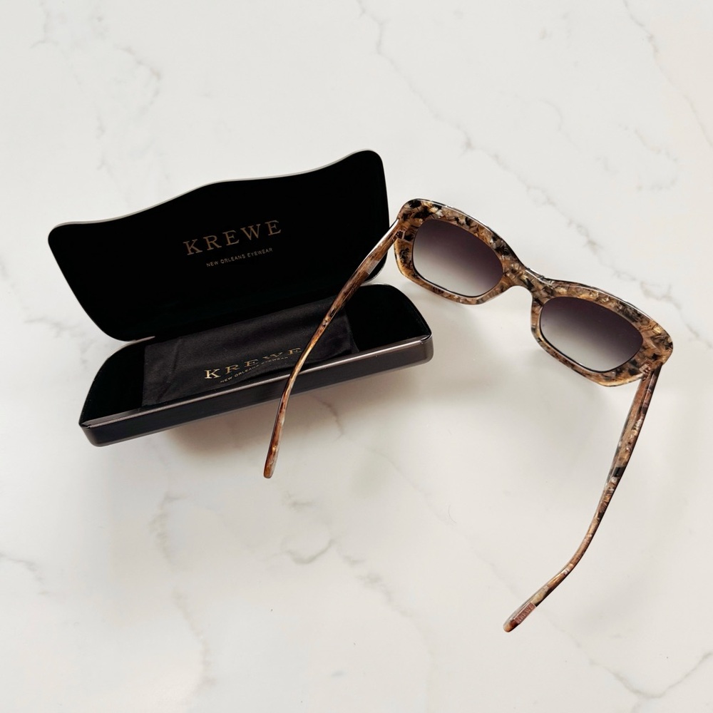 Krewe Felicity Sunglasses Black Multi Colored